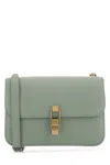 Saint Laurent Square Leather Shoulder Bag With Chain Strap