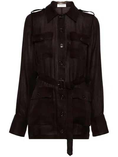 Saint Laurent Saharienne Dress
