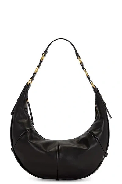Saint Laurent Saharienne Hobo Bag In Black