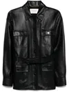 Saint Laurent Saharienne Jacket In Black