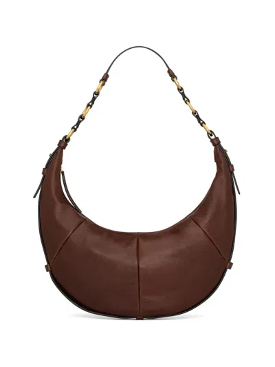 Saint Laurent Brown Leather Saharienne Shopping Bag Nutcandy Borse A Mano