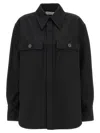Saint Laurent Saharienne Twill Cotton Shirt