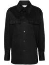 Saint Laurent Cotton Shirt In Black