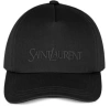 Saint Laurent Baseball Cap In Black
