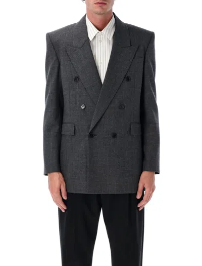 SAINT LAURENT SAINT LAURENT SAINT LAURENT DOUBLE-BREASTED WOOL JACKET