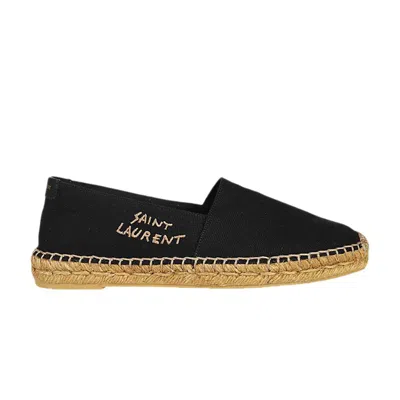 Pre-owned Saint Laurent Embroidered Espadrille 'black' | Men's Size 42