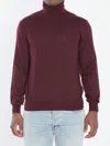 Saint Laurent Wool Sweater With Turtleneck In Multi