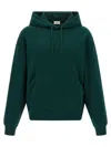 Saint Laurent Hoodie With Drawstring And Kangaroo Pocket In Green