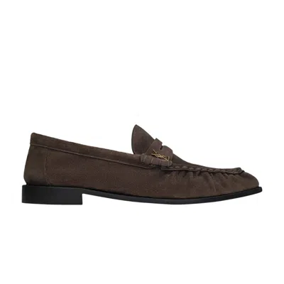 Pre-owned Saint Laurent Le Loafer Supple 'dark Brown' | Men's Size 42