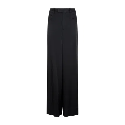 Saint Laurent Loose Fit Pants In Black