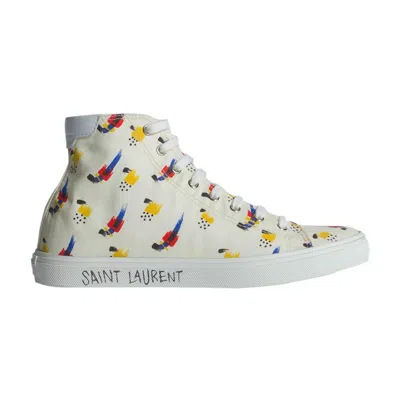 Pre-owned Saint Laurent Malibu Mid 'coup De Pinceau' | White | Men's Size 40