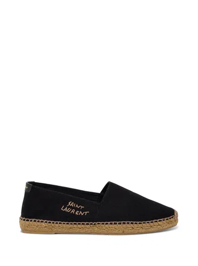 SAINT LAURENT SAINT LAURENT SAINT LAURENT MAN'S CANVAS ESPADRILLES WITH SIDE LOGO