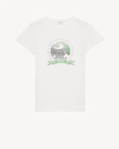 SAINT LAURENT SAINT LAURENT "SAINT LAURENT MUSIC FESTIVAL" T-SHIRT