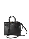 Saint Laurent Nano Sac De Jour Bag, Compact And Lined In Smooth Leather, Black Color W