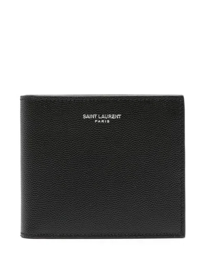 Saint Laurent " Paris East/west" Wallet In Black