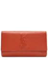 Saint Laurent Patent Leather Monogram Kate Clutch (authentic Pre-loved)