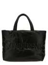 Saint Laurent Nappa Leather Shopping Tote With Twin Handles In Black
