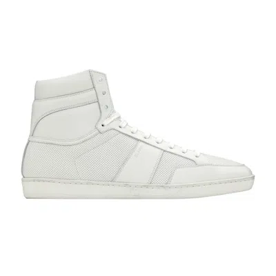 Pre-owned Saint Laurent Signature Court Classic Sl/10h High 'optic White' | Men's Size 42