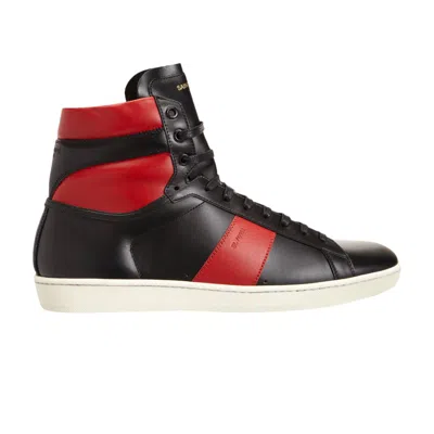 Pre-owned Saint Laurent Sl-02h High 'black Red' | Men's Size 45