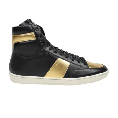 Pre-owned Saint Laurent Sl-10 High 'black Gold' | Men's Size 43
