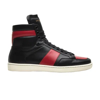 Pre-owned Saint Laurent Sl-10 High Top Sneaker 'red' | Men's Size 43