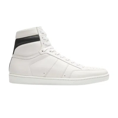 Pre-owned Saint Laurent Sl-10 High 'white Black' | Men's Size 47.5