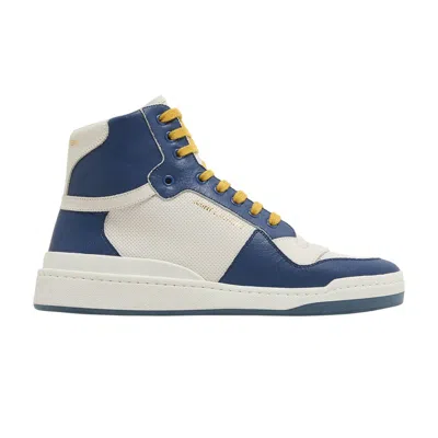Pre-owned Saint Laurent Sl-24 Mid 'off White Light Navy' | Blue | Men's Size 41