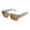 Saint Laurent Sl 572 Sunglasses In Brown