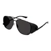 Saint Laurent Stylish Leather Spoiler Sunglasses For Men