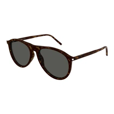 Saint Laurent Sl 667 002 In Brown