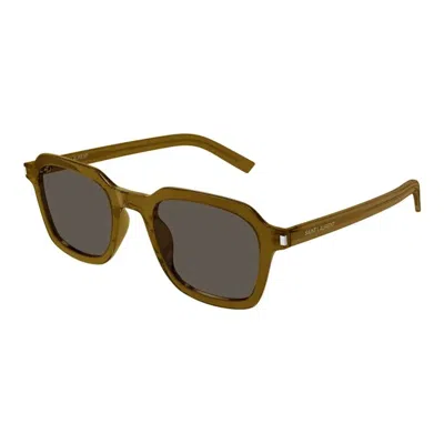 Saint Laurent Sl 715 Slim 005 In Brown