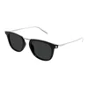 Saint Laurent Logo Sunglasses In Black