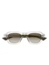 Saint Laurent Sl Crystal-frame Gradient-lens Sunglasses In Multi