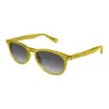Saint Laurent Oval-frame Sunglasses In Green