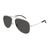 Saint Laurent Sl 800 002 In Metallic