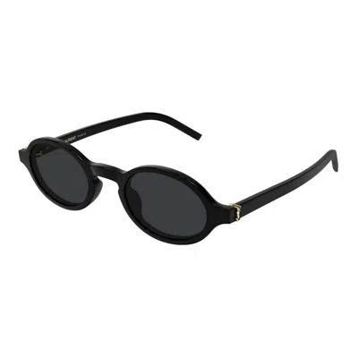 Saint Laurent Black-black-black Acetate Sunglasses
