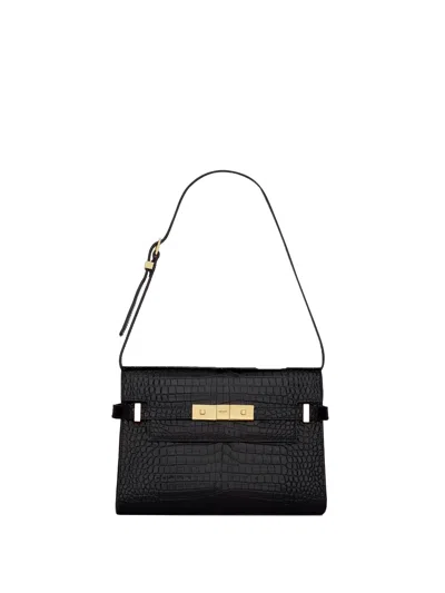 SAINT LAURENT PRADA EMBROIDERED CANVAS MINI HANDBAG