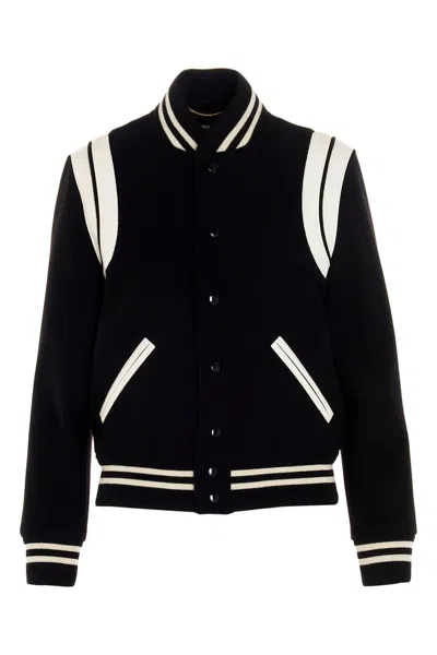 SAINT LAURENT SAINT LAURENT 'SAINT LAURENT TEDDY' BOMBER JACKET