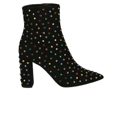 Pre-owned Saint Laurent Wmns Betty Embellished Ankle Boot 'black' | Women's Size 37