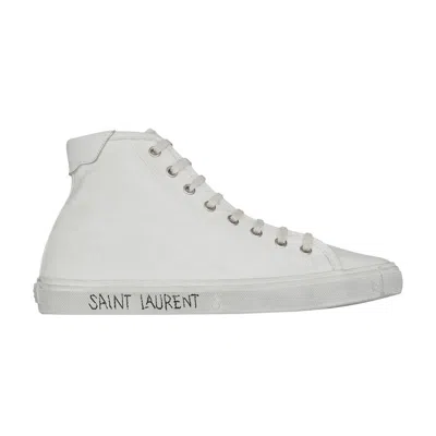 Pre-owned Saint Laurent Wmns Malibu Mid 'optic White' | Women's Size 42