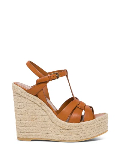 SAINT LAURENT SAINT LAURENT SAINT LAURENT WOMAN'S TRIBUTE LEATHER ESPADRILLES