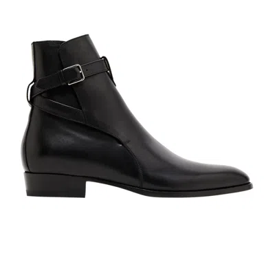 Pre-owned Saint Laurent Wyatt 30 Jodhpur Boot 'black' | Men's Size 40