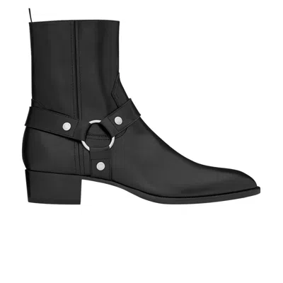 Pre-owned Saint Laurent Wyatt Harness Boot 'black' | Men's Size 40