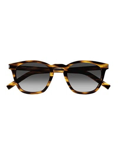 Saint Laurent Saint Theurent Mini Sl 28 Sunglasses In Purple