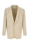 Saint Laurent Single-button Tailored Wool Jacket With Notched Lapels
