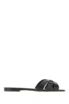 Saint Laurent Leather Slides