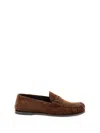 Saint Laurent Men's Ryan Suede Loafers