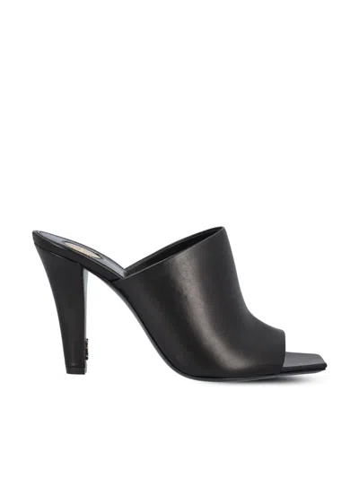 Saint Laurent Sandals In Black