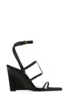 Saint Laurent Cassandra Espadrilles In Black