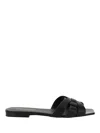 Saint Laurent Sandals In Black